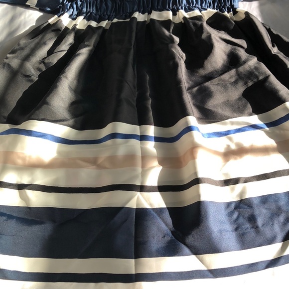 kate spade Dresses Nwt Kate Spade Silk Holiday Stripe Caftan Dress Poshmark